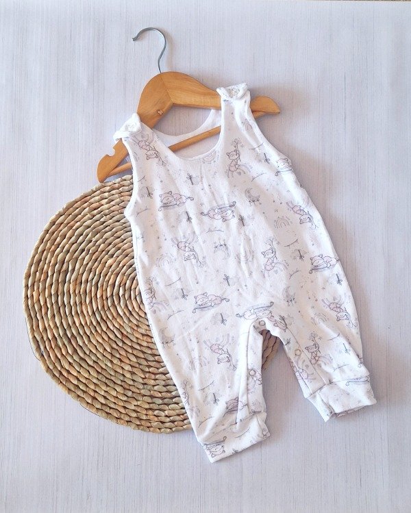 Producto - Enterito Pañalero Zorrito Lila