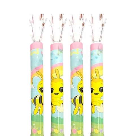 Producto - VELA BENGALA  DECORADA ABEJITA X1