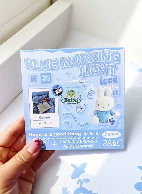 Producto - Libro de Stickers Blue Morning Light