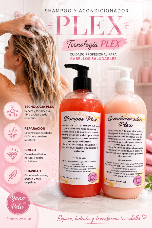 Producto - Combo Shampoo/acondicionador PLEX 500ml