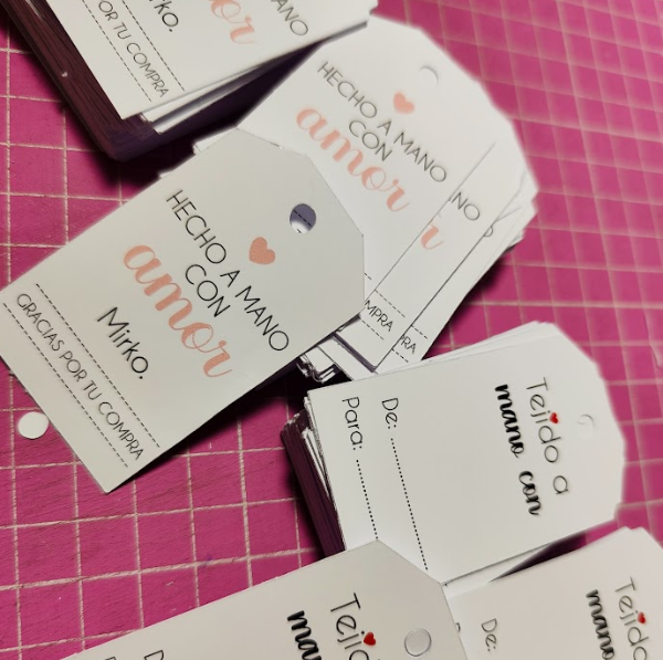 Producto - Hoja A4 para pequeñas cantidades de tags - 9