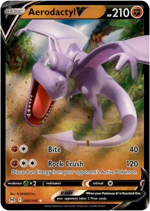 Producto - Aerodactyl V - 092/196 - Lost Origin - Holo