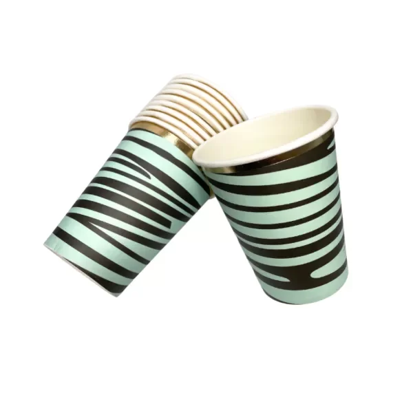 Producto - VASO POLIPAPEL ZAFARI - CELESTE Y NEGRO