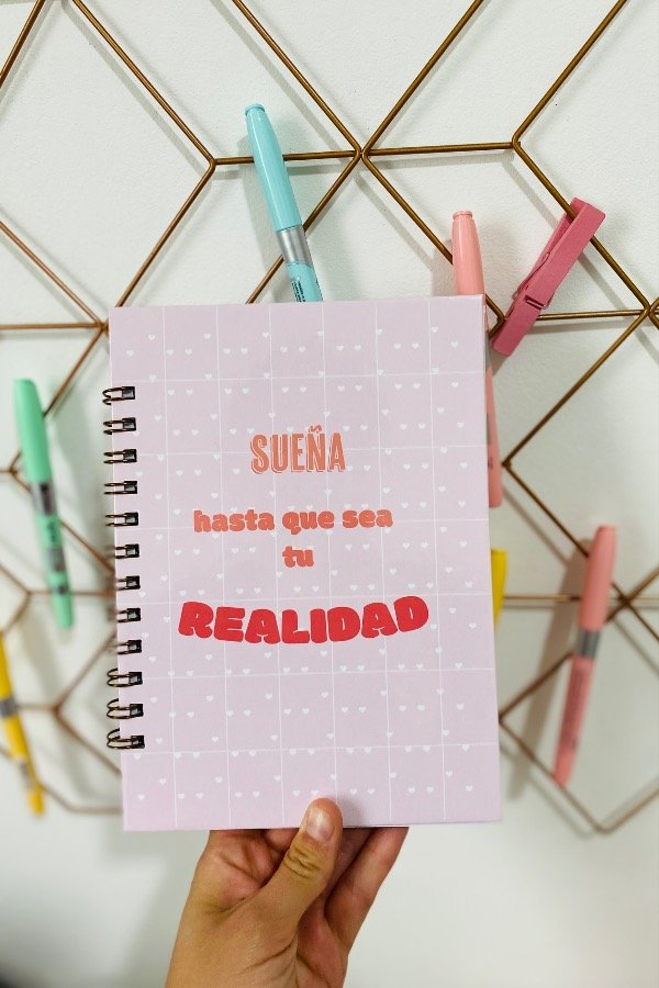 Producto - CUADERNO A5 SUEÑA HASTA QUE SEA TU REALIDAD