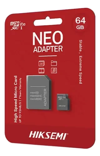 Producto - Memoria Micro Sd 64 Gb Hiksemi c/adaptador