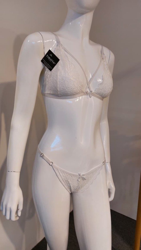 Producto - Conjunto con tiras cruzadas Blanco - 1