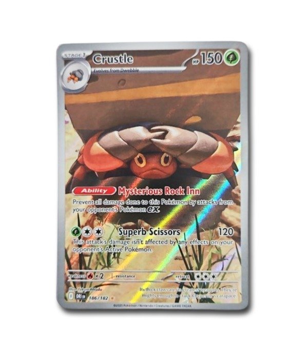 Producto - Carta Pokémon - Crustle 186/182 - Destined Rivals