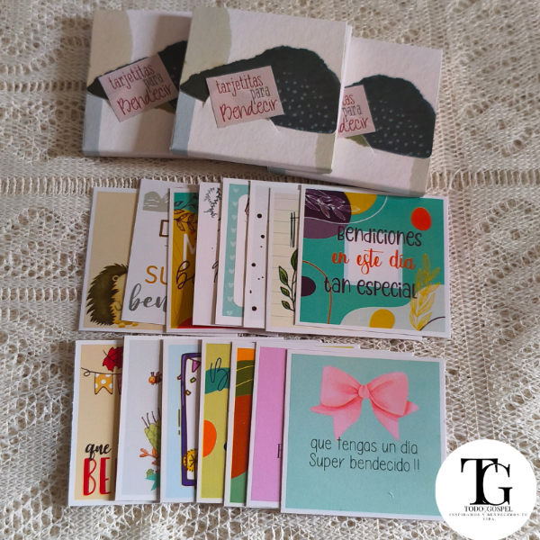 Producto - CAJITA TARJETAS BENDECIR