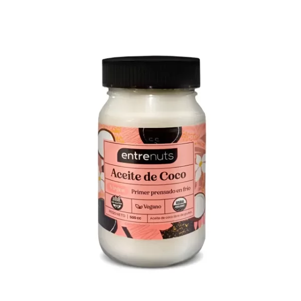 Producto - Aceite de Coco Virgen Entre Nuts 360cc