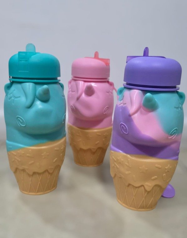 Producto - Botella plegable unicornio helado