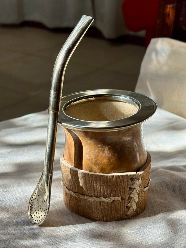 Producto - MATE CRIOLLO CAMIONERO CON VIROLA DE ALPACA - 2