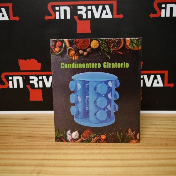 Producto - ESPECIERO CIRCULAR DE PLASTICO 12PCS 50187