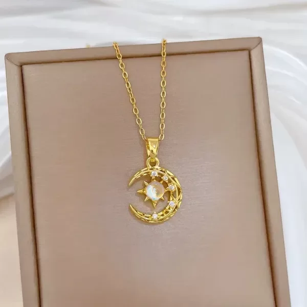 Producto - Collar luna tornasol