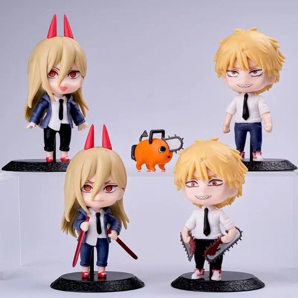 Producto - Set Denji y Power - CHAINSAW MAN, 10cm (Por unidad)