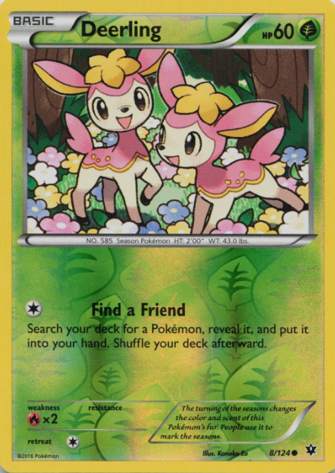 Producto - Deerling - 8/124 - Fates Collide - Reverse Holo