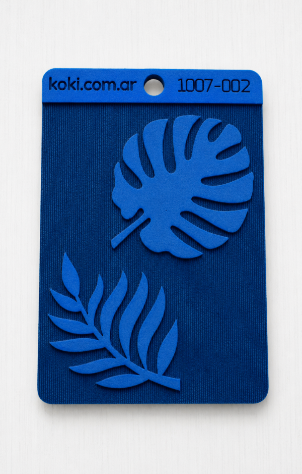 Producto - Sello de relieve dos hojitas