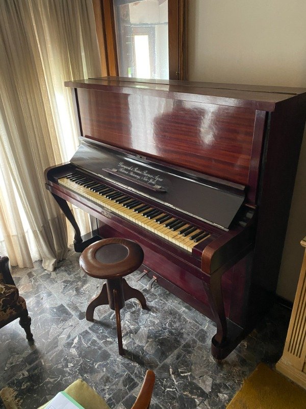 Producto - PIANO VERTICAL DRANGOSCH BEINES 154x69x135 CON BUTACA ORIGINAL #9805