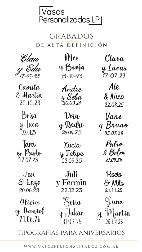 Producto - Diseños - Bodas y aniversarios - 2