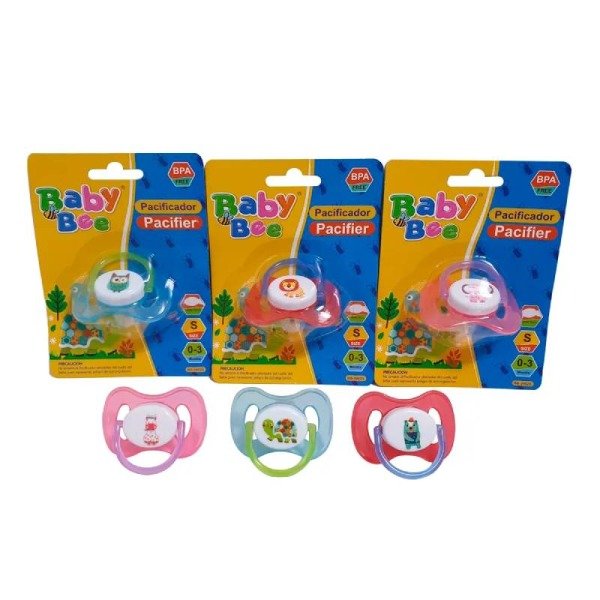 Producto - 2002 - Chupetes simétrico S M y L (BABY BEE)