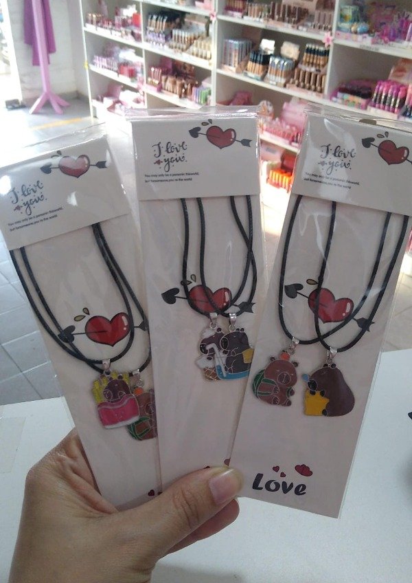 Producto - Cadenitas dobles capibara