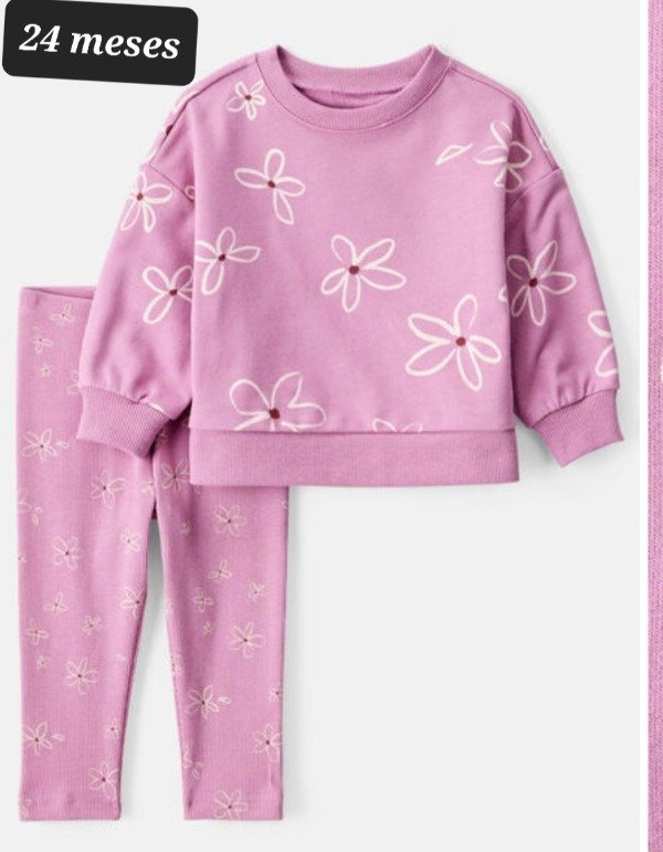 Producto - Conjunto buzo y calza carters 24 meses morado