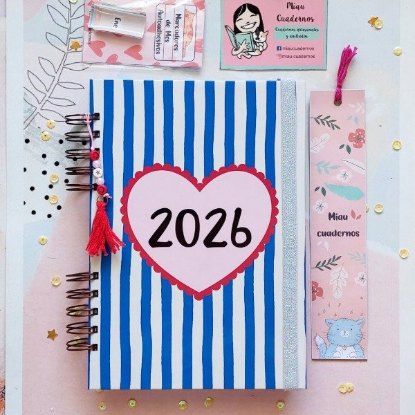 Producto - Agenda semanal corazon