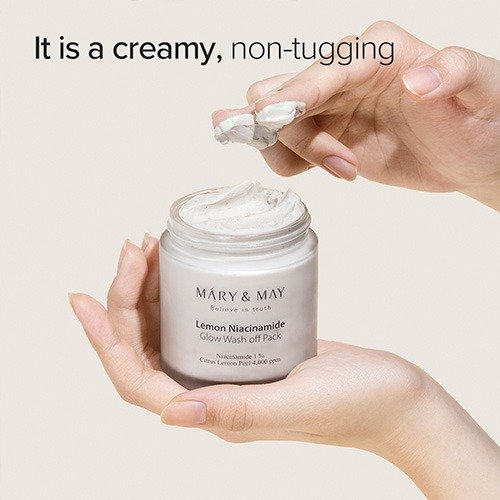Producto - Mary and May Lemon Niacinamide Glow Wash off Pack 125g - 4