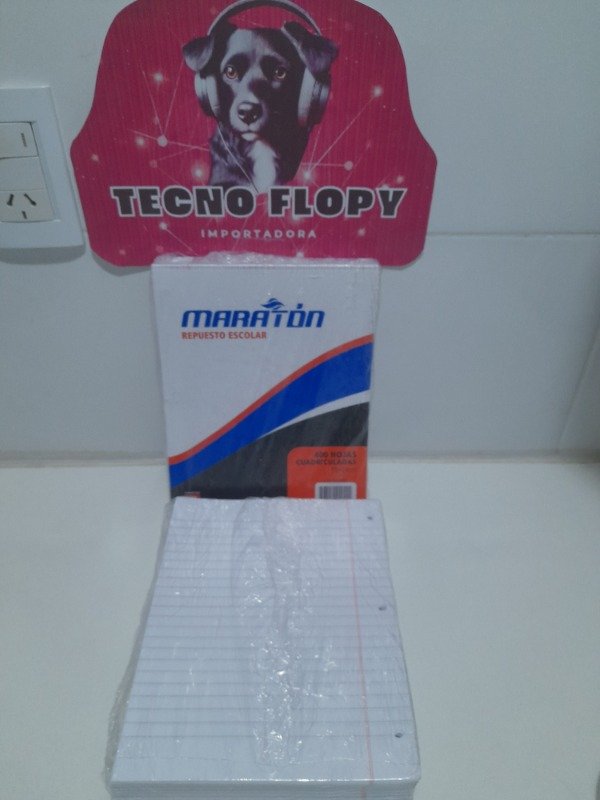 Producto - Hojas n3 cuadriculada a rayas 400 hojas