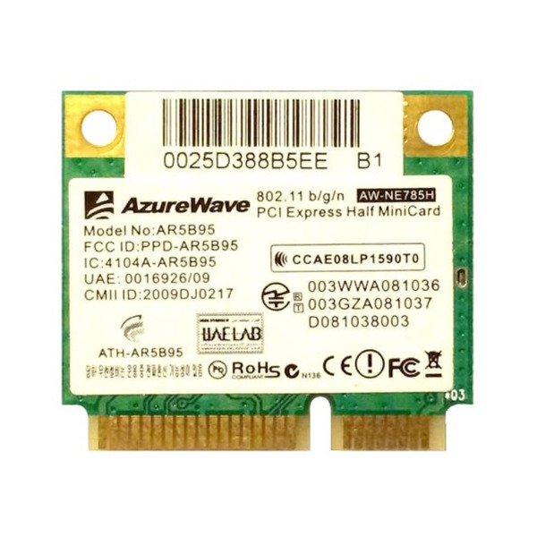 Producto - Placa Wlan Inalámbrica Azurewave Aw-ne785h Mini Pci-express