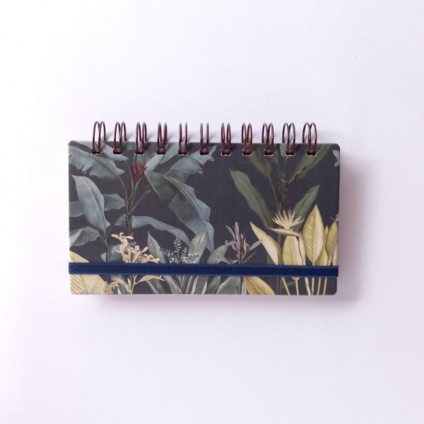 Producto - Agenda 2026 Anillada Pocket (9x16cm) Semana a la Vista - Botánica Tropical I