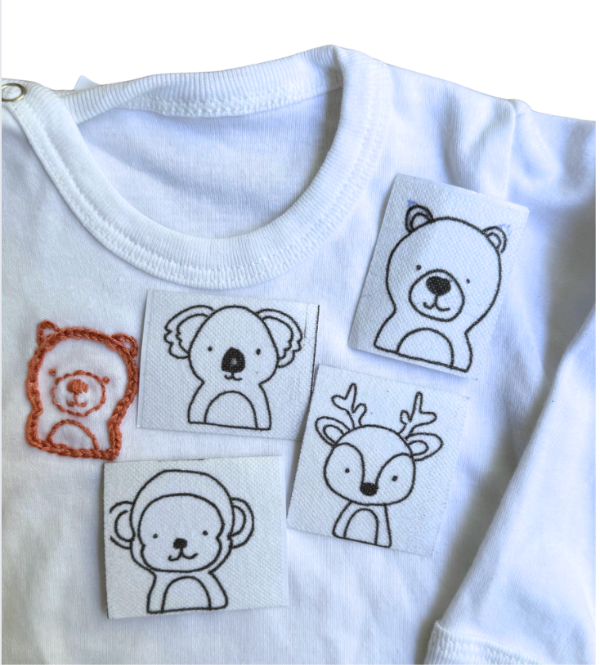 Producto - Patrón de bordado hidrosoluble ANIMALITOS