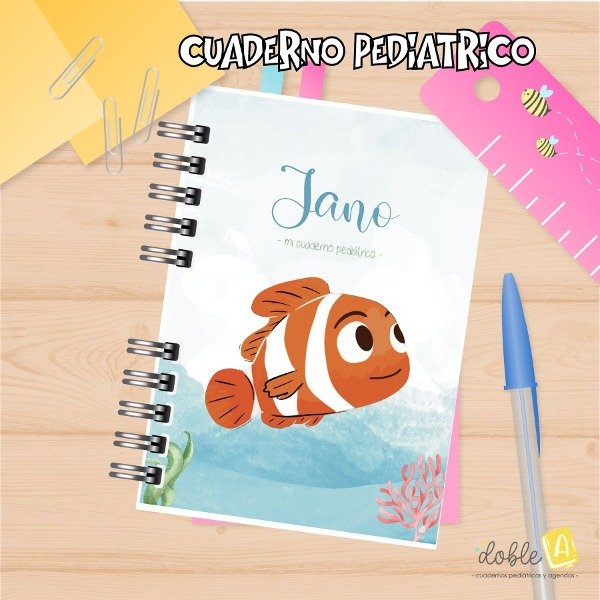 Producto - Cuaderno Pediátrico + Libreta de Vacunas Nemo