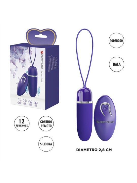 Producto - Bala vibradora con control remoto Y 12 modos de vibración