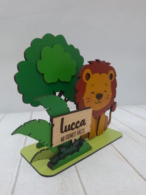 Producto - CENTROS DE MESA ANIMALES DE LA SELVA - 4