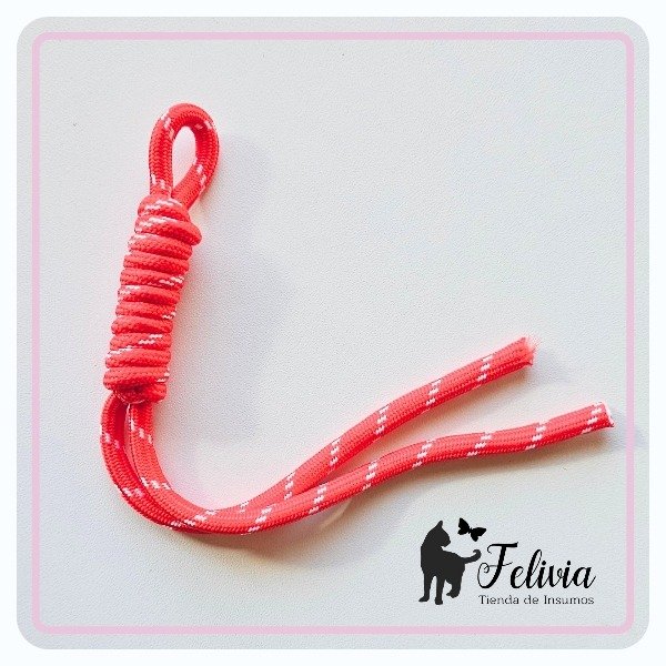 Producto - Cordón Bag Charm sin puntera. Rojo