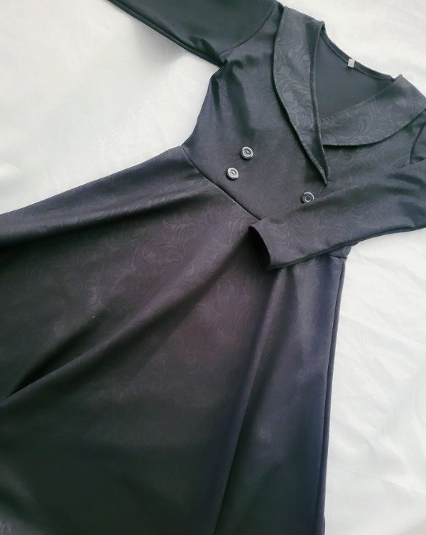 Producto - Vestido Solapa Negro
