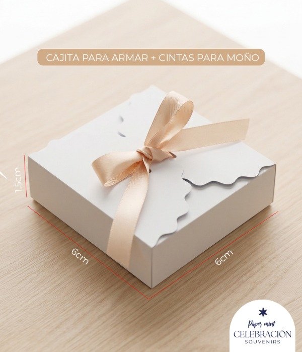 Producto - Cajita souvenir con moño - 0