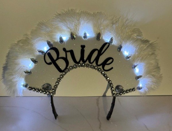 Producto - Vincha Plumas BRIDE - 0