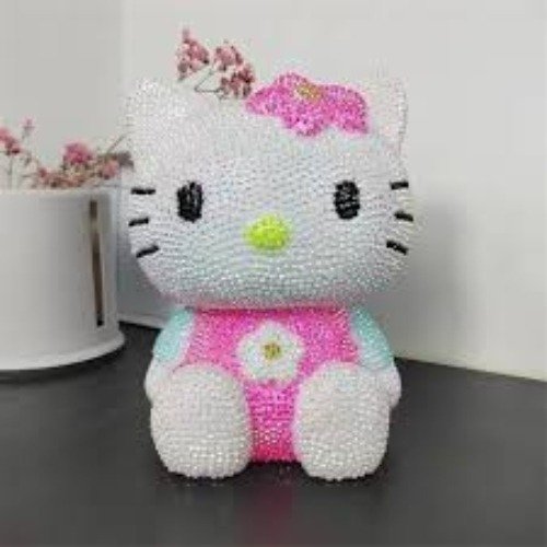 Producto - DIAMOND PAINTING ALCANCIA 10CM HELLO KITTY