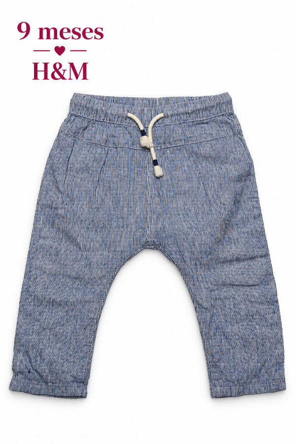 Producto - Pantalón rayado HM 9 meses - 0