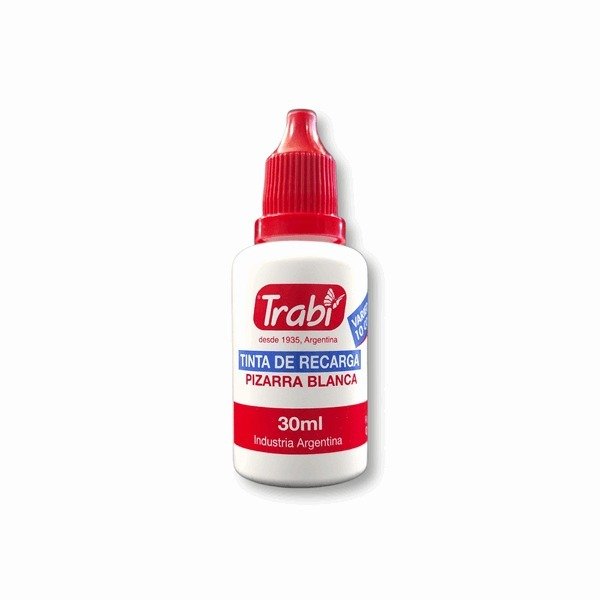 Producto - TINTA TRABI P/PIZARRA blanca 30ml. Roja