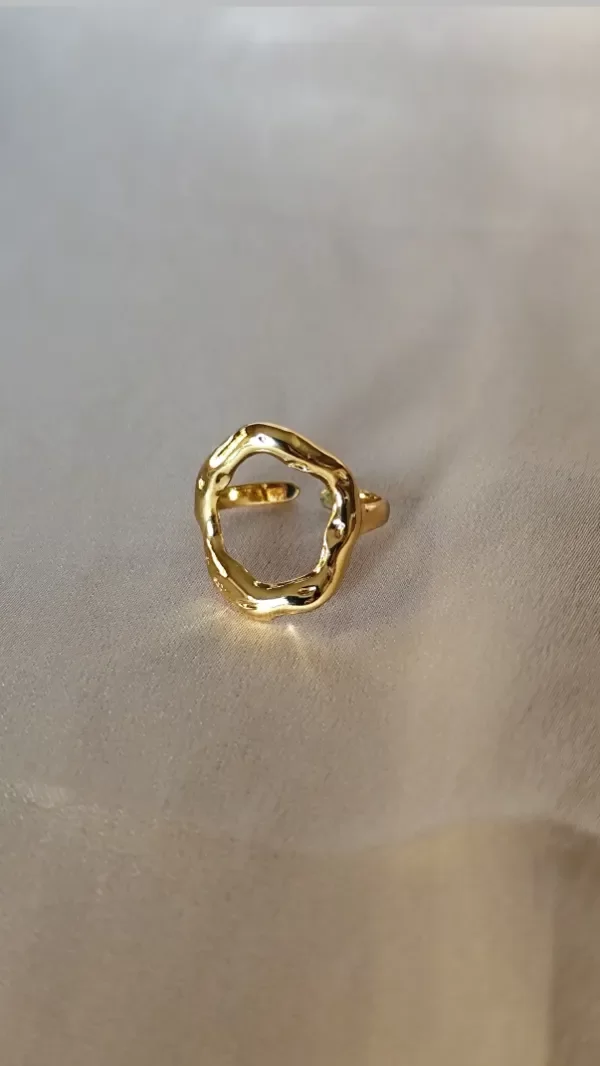 Producto - Anillo LÚMERA Dorado Aura