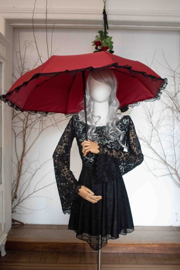 Producto - Hermosos Paraguas con voladitos de encaje