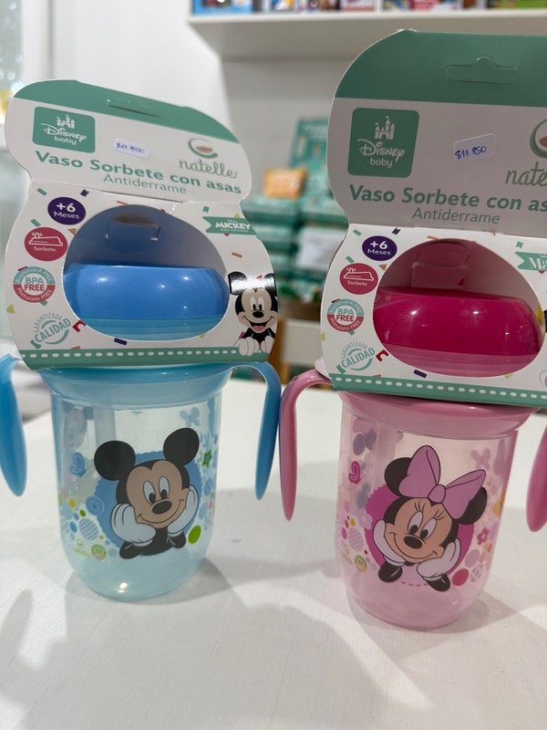 Producto - Vaso sorbete con asas antiderrame Disney