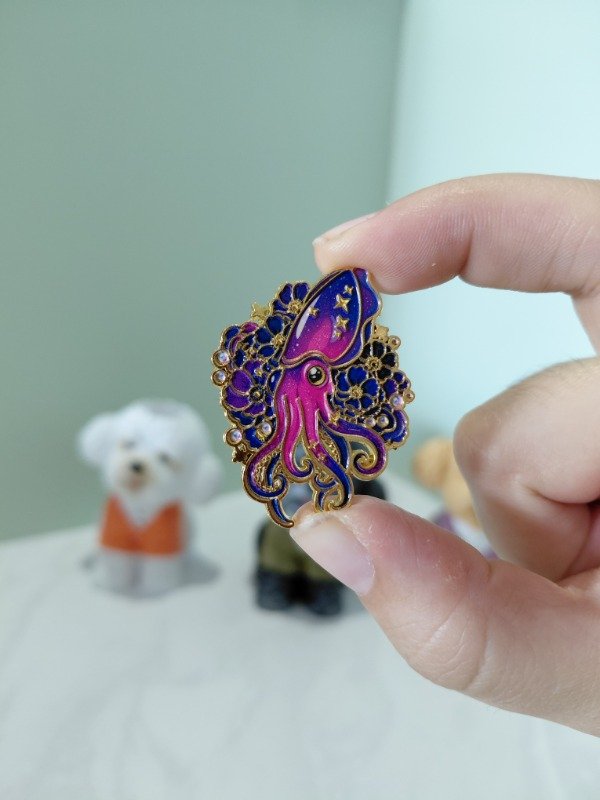 Producto - Pin metalizado - Animales marinos #3263