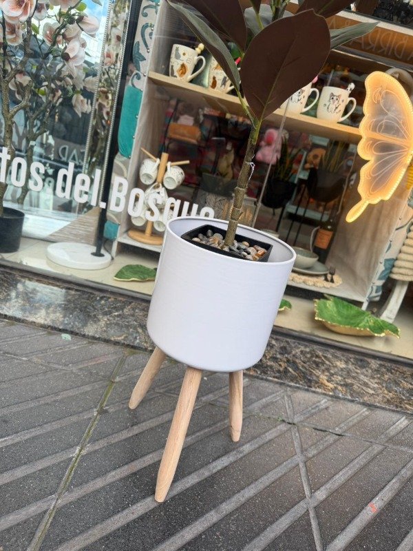 Producto - Pie Nordico Oslo blanco mediano 42cm (Efectivo: 46.000)