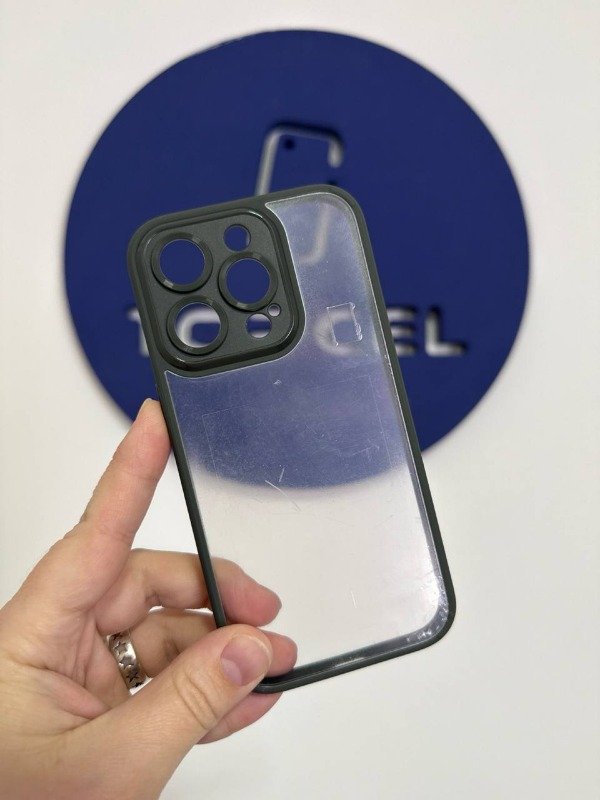 Producto - FUNDA CROMADA TRANSPARENTE IPHONE 14 PRO
