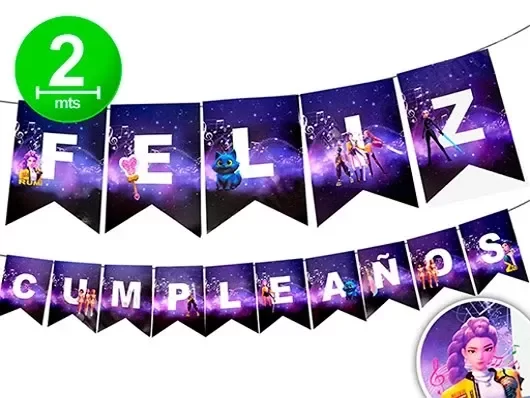 Producto - Banderín guerreras Kpop