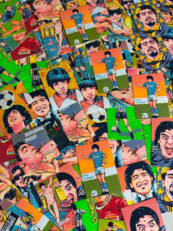 Producto - Stickers de Diego en serigrafía - 0