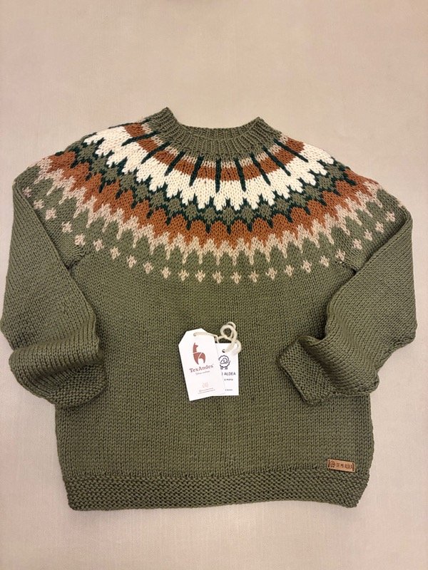 Producto - Sweater Merino base verde